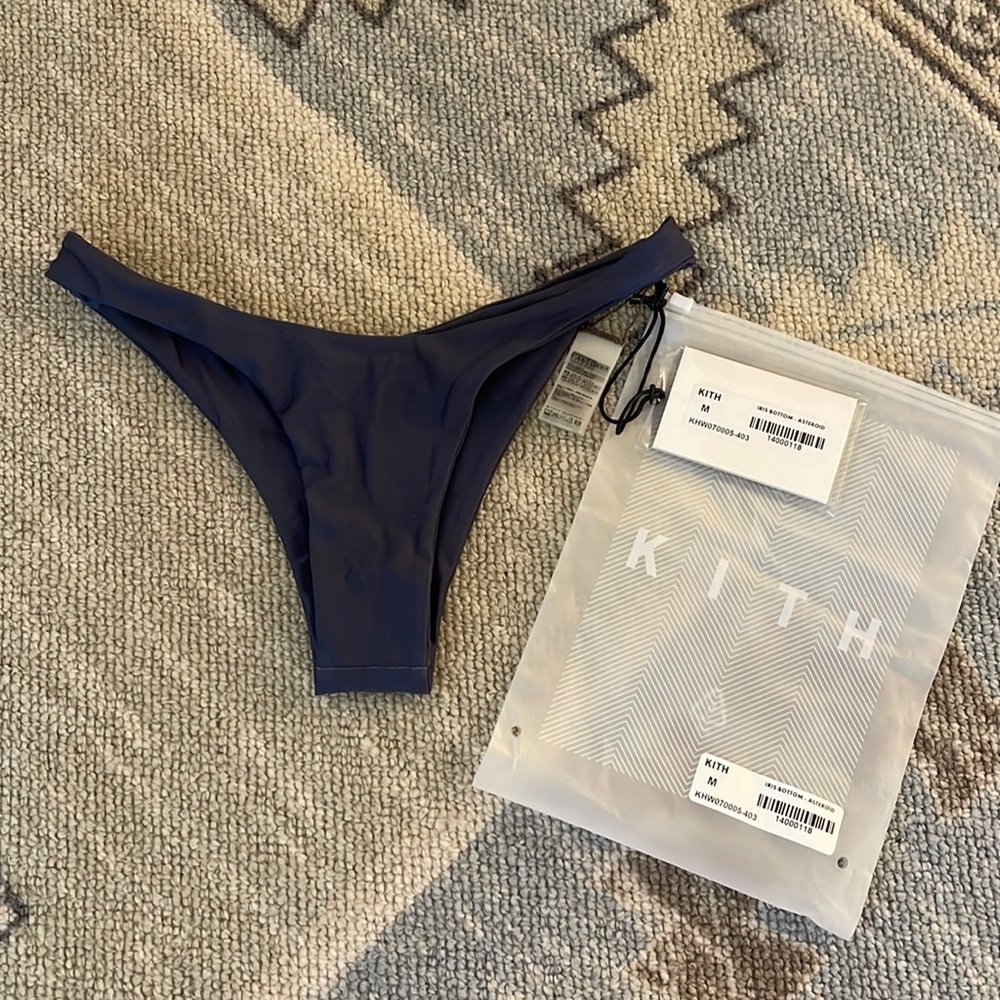 NWT Kith Women Iris Swim Bikini Bottom in Asteroid Size Medium